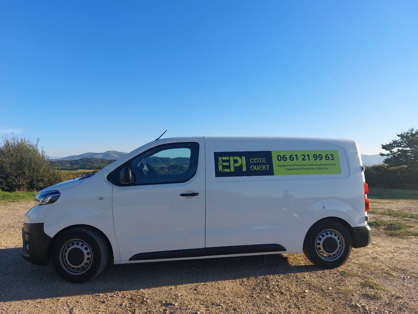 Camionnette de l'entreprise